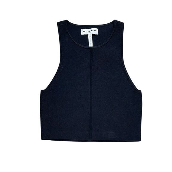 APIECE APART Apiece Apart Eli Racer Tank Black - Picture 2 of 9